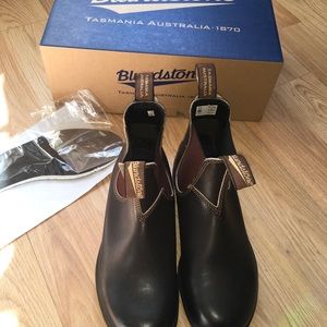 BLUNDSTONE NEW 500 Chelsea Boots AU5 US8 Dk Brown
